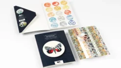 Set étiquettes, stickers, bandes de masquage papillons
