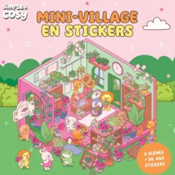 Simple et cosy - Mini village en stickers