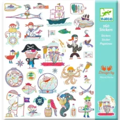 Stickers Papier Les Pirates Attaquent