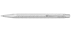 Stylo Porte-mine 0.7mm Damier Gris argenté