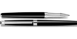 Stylo Roller Léman Slim Noir ébène