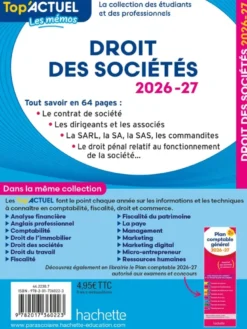 Top'Actuel Droit des sociétés 2026-2027