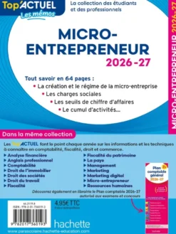 Top'Actuel Micro-entrepreneur2026-2027