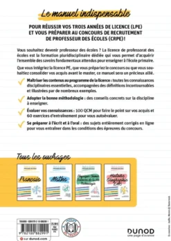 Toute la licence Professorat des écoles - Français