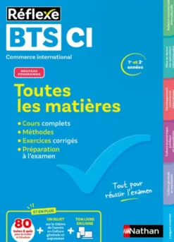 Toutes les matières BTS Commerce International - Réflexe N° 15