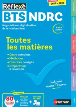 Toutes les matières BTS NDRC - 8