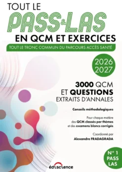 Tout le PASS & LAS en QCM et exercices 2026-2027