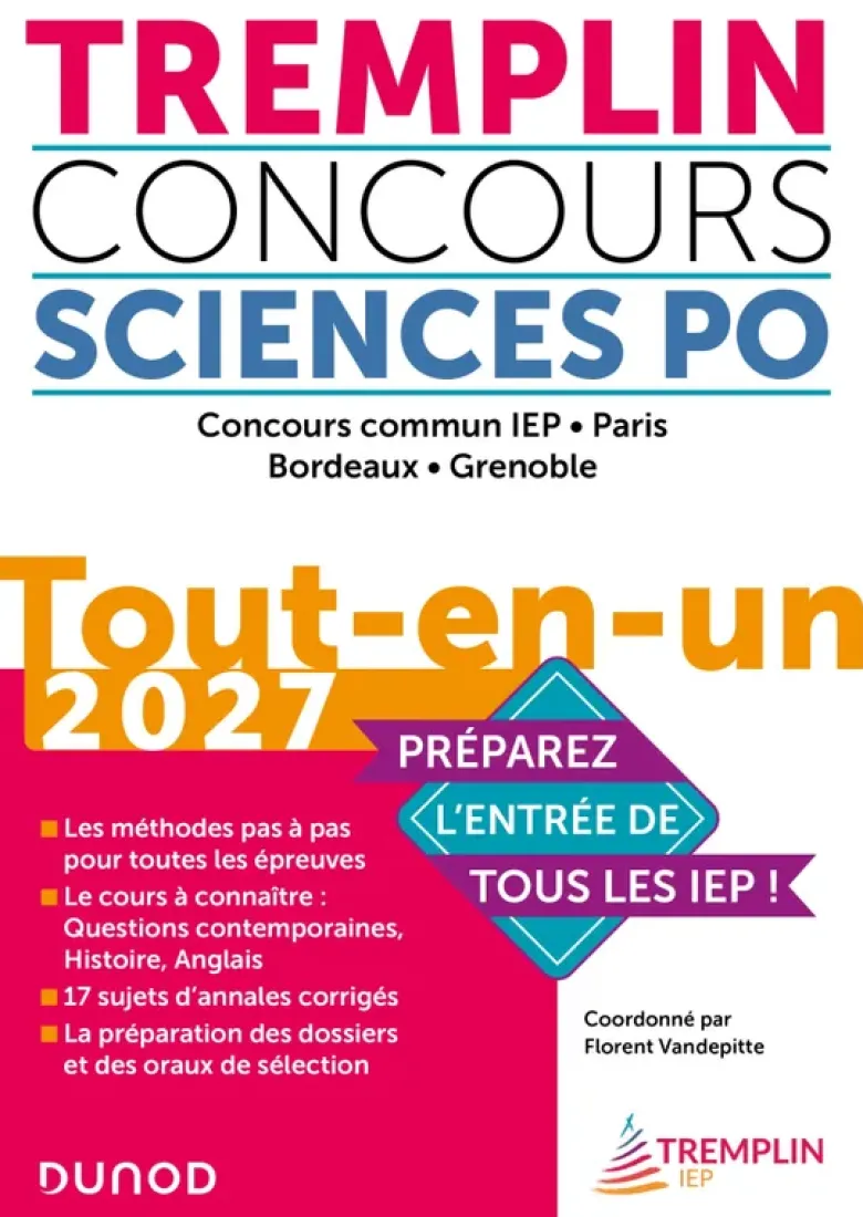 Tremplin Concours Sciences Po Tout-en-un 2027