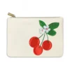 Trousse Brodée Cerises