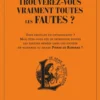 Trouverez-vous vraiment toutes les fautes ?