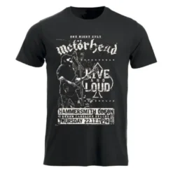 T-shirt Motörhead Live And Loud - M
