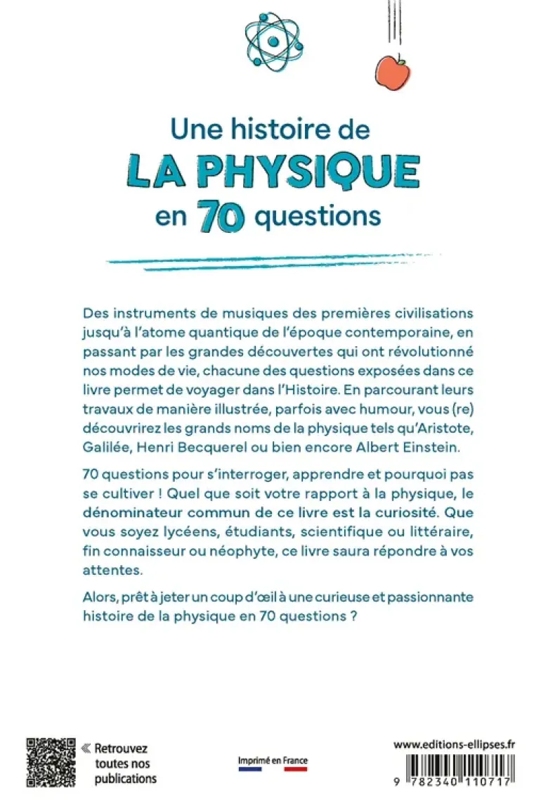 Une histoire de la physique en 70 questions