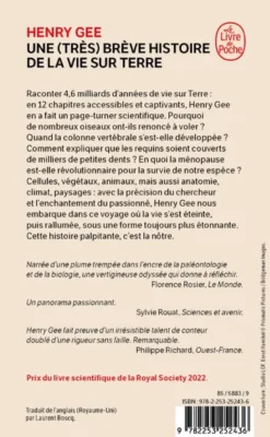 Une (très) brève histoire de la vie sur terre