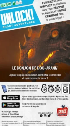 Unlock! Short Adventure - Le donjon de Doo-Arann