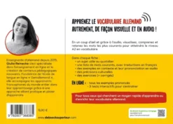 Vocabulaire allemand A1-A2 en 1000 mots, 200 cartes mentales et en audio avec geniallemand
