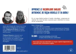 Vocabulaire anglais A1-A2 en 1000 mots, 200 cartes mentales et en audio